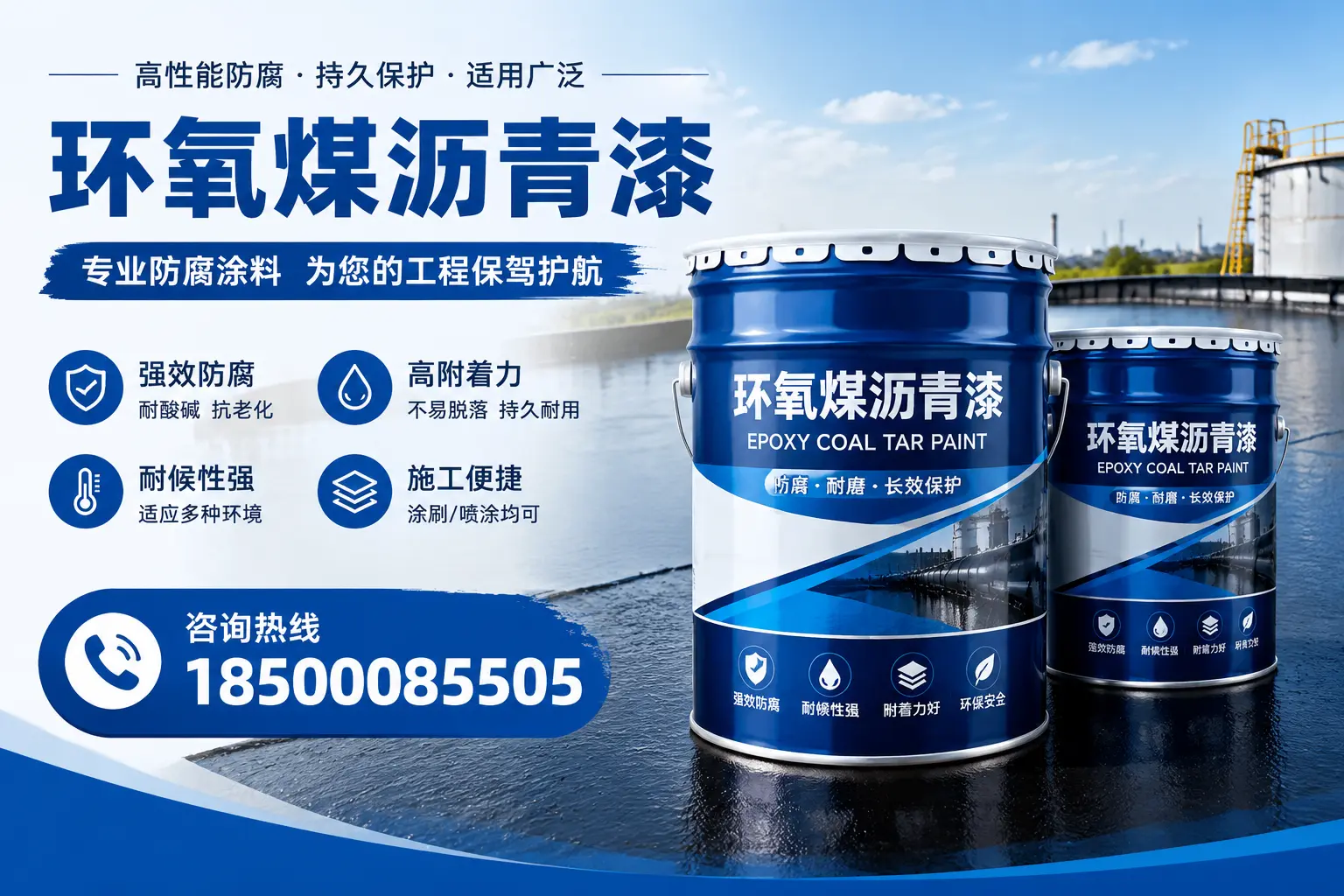 环氧煤沥青漆与其他漆类的比较，岳阳用户的选择依据