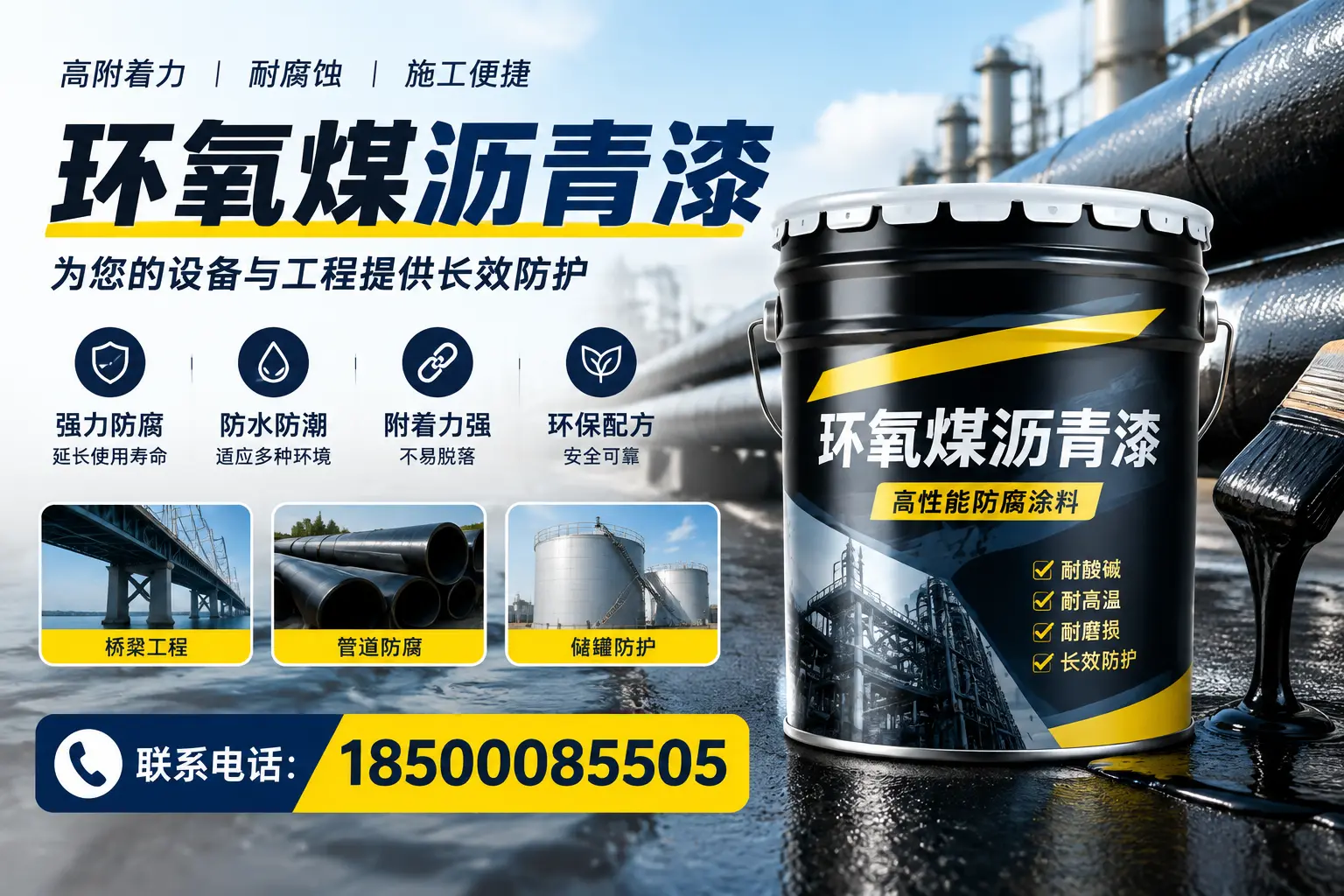 环氧煤沥青漆与其他涂料的对比分析，助力岳阳企业决策